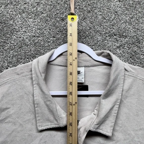 Nike Retro Embroidered Corduroy Collar Zip-Up Long-Sleeve 3XL Jacket DX9070-012